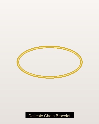 Delicate Gold Chain Bracelet